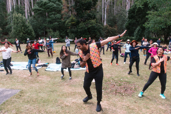 Dancing in the wilderness at Mt Field National Park