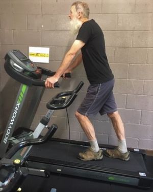 Treadmil - Active gym user from West Winds Community House